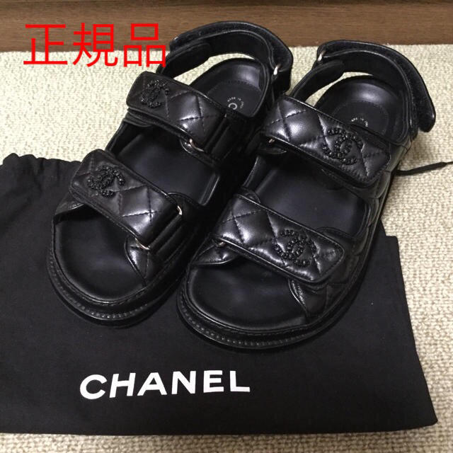 シャネル CHANEL フットベット サンダル