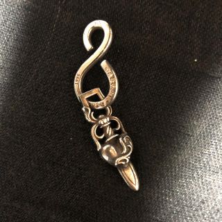 クロムハーツ(Chrome Hearts)のクロムハーツタイプ ダガーハート Ｓカン キーチェーン キーホルダー(キーホルダー)