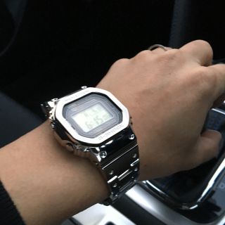 G-SHOCKフルメタルシルバー「GMW-B5000D-1JF」美品