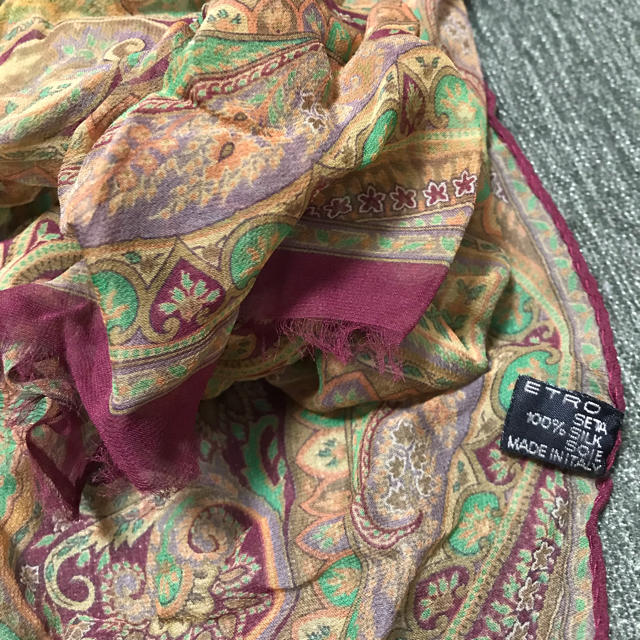 ETRO(エトロ)のエトロ シルクシフォン スカーフ レディースのファッション小物(バンダナ/スカーフ)の商品写真