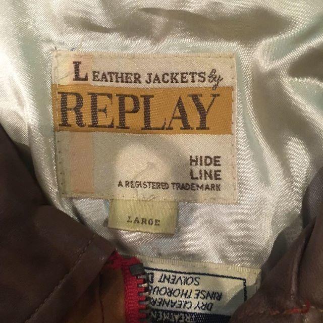Replay - REPLAY リプレイ レザー ジャケット 新品未使用の通販 Replay - REPLAY リプレイ レザー ジャケット 新品未使用の通販