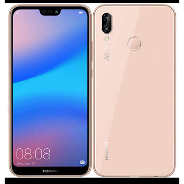 ANDROID(アンドロイド)のHUAWEI P20 lite 新品未使用 SIMフリー  スマホ/家電/カメラのスマートフォン/携帯電話(スマートフォン本体)の商品写真