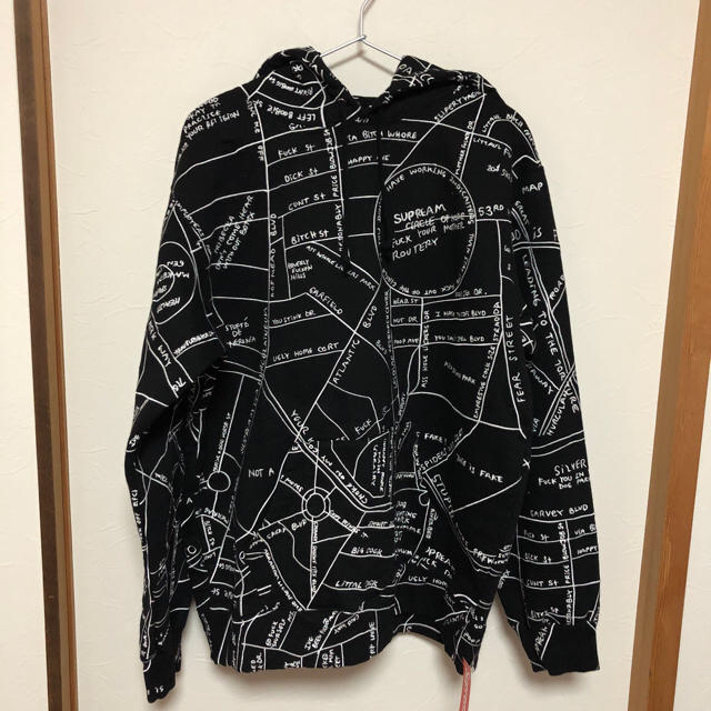 メンズGonz Embroidered Map Hooded Sweatshirt