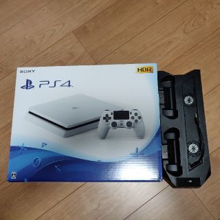 プレイステーション4(PlayStation4)のps4 スリム 500GB ホワイト　おまけ付(家庭用ゲーム機本体)