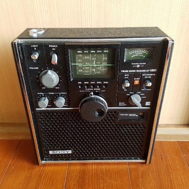 スカイセンサー 5800 SONY ラジオ ICF5800 ジャンク ラジオ