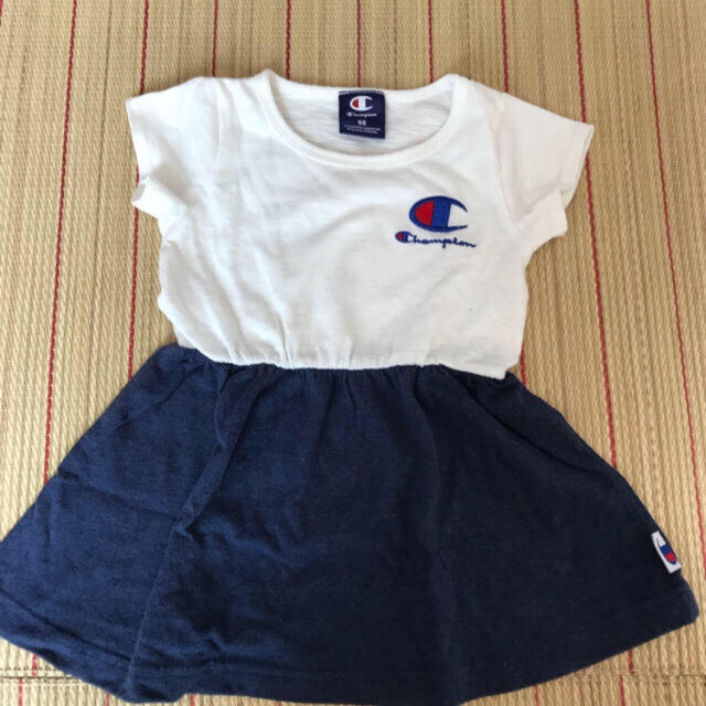 Champion(チャンピオン)の専用、チュニック2枚チャンピオンワンピース キッズ/ベビー/マタニティのキッズ服女の子用(90cm~)(ワンピース)の商品写真