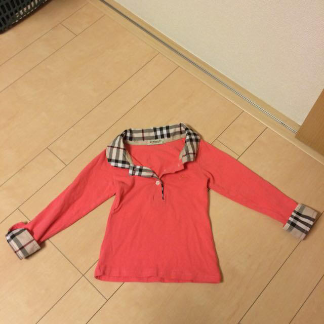 BURBERRY(バーバリー)のBurberry襟付きシャツキッズS キッズ/ベビー/マタニティのキッズ服女の子用(90cm~)(Tシャツ/カットソー)の商品写真