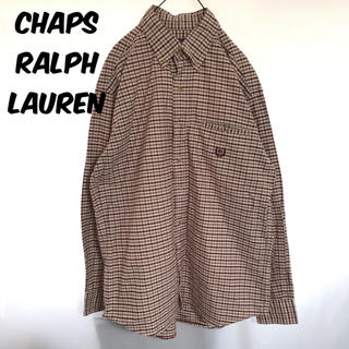 ラルフローレン(Ralph Lauren)のチャプス ラルフローレン チェックシャツ 古着 ヴィンテージ ビッグシルエット(シャツ)