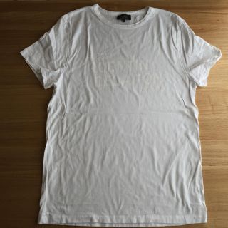 アーペーセー(A.P.C)のA.P.C. ホワイト×ホワイト・Lサイズ アーペーセー(Tシャツ/カットソー(半袖/袖なし))