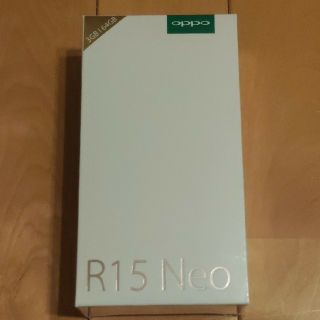 アンドロイド(ANDROID)の未開封 OPPO R15 Neo3/64GB SIMフリー ダイヤモンドピンク(スマートフォン本体)