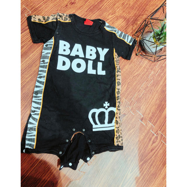 BABYDOLL(ベビードール)のロンパース 80cm✴︎ キッズ/ベビー/マタニティのベビー服(~85cm)(ロンパース)の商品写真