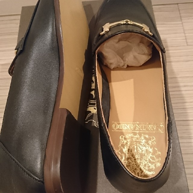 yuuu様専用 カミナンド CAMINANDO ローファー ブラック レディースの靴/シューズ(ローファー/革靴)の商品写真