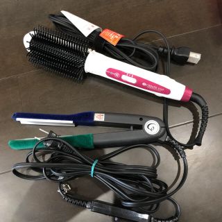 売約済 クレイツ ホットブローブラシ＋S(ヘアアイロン)