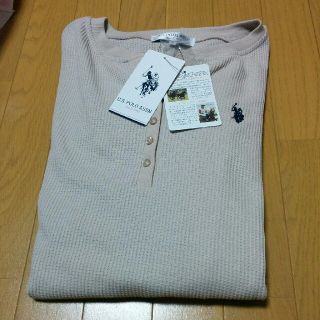 ポロラルフローレン(POLO RALPH LAUREN)のUS POLO ASSNのワッフルフレンチスリーブワンピース(ロングワンピース/マキシワンピース)