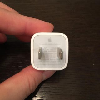 アイフォーン(iPhone)の新品 Apple 正規品 アダプタ(バッテリー/充電器)