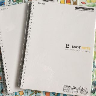 キングジム(キングジム)のSHOT NOTE ☆ ノート 2冊 ☆ KING JIM ☆ セミB5(ノート/メモ帳/ふせん)