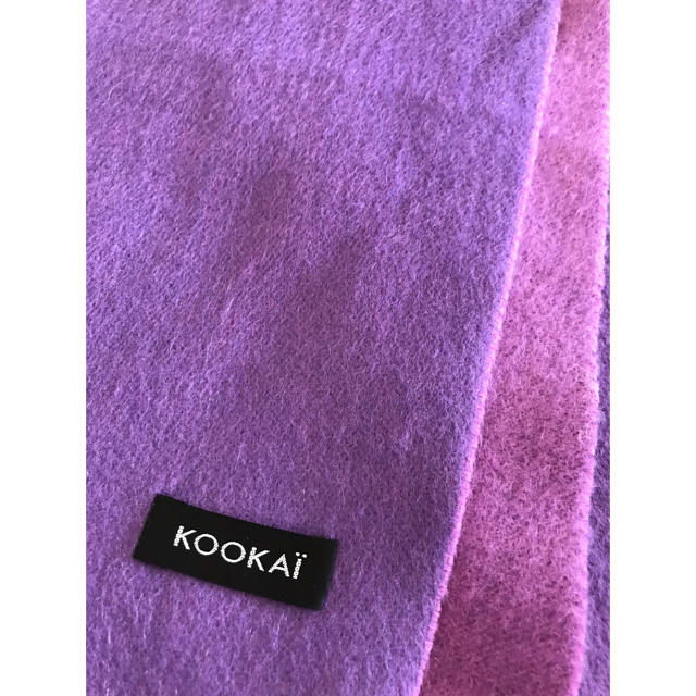 KOOKAI(クーカイ)の美品 KOOKAI クーカイ ストール マフラー ハンドメイドのファッション小物(マフラー/ストール)の商品写真