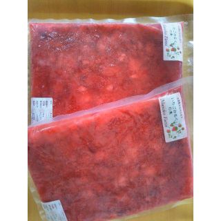 完熟とちおとめ🍓いちごみるくの素②袋　冷凍　いちご　☆送料一律1000円(フルーツ)