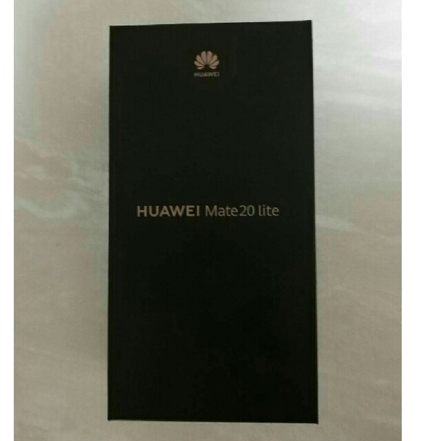 新品未開封 Huawei Mate 20 lite ブラックスマートフォン/携帯電話