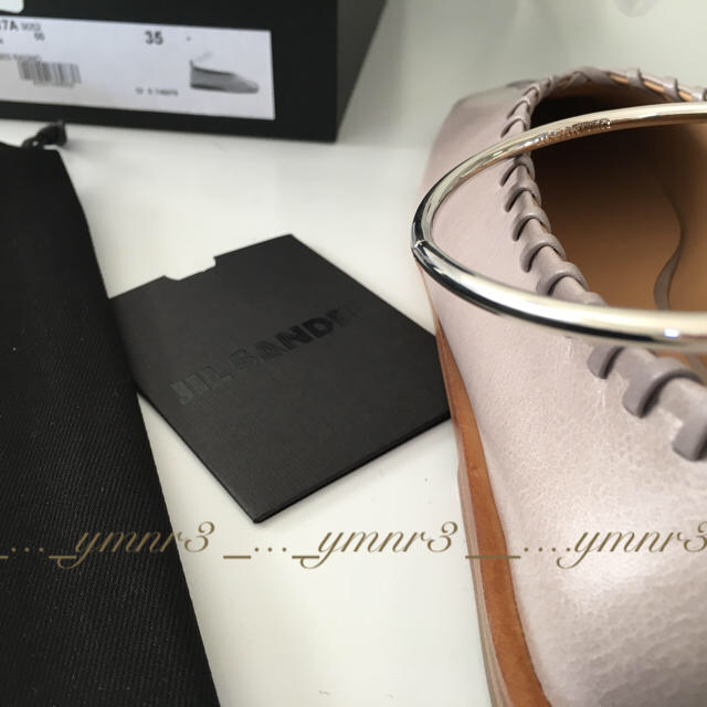 Jil Sander(ジルサンダー)のJil Sander ジルサンダー バレエシューズ グレー 35.5 レディースの靴/シューズ(バレエシューズ)の商品写真