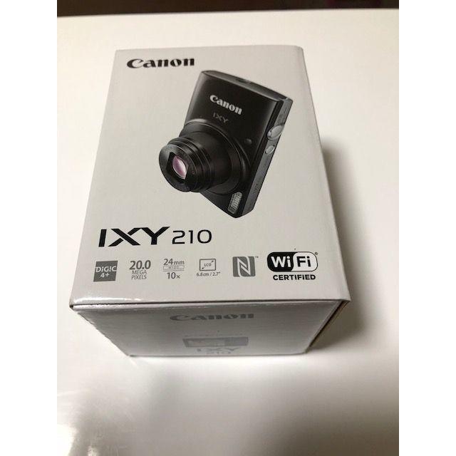 Canon コンパクトデジタルカメラ 光学10倍ズーム IXY210(BK)カメラ