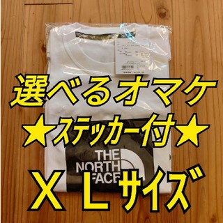 ザノースフェイス(THE NORTH FACE)のレイジショートスリーブボックスロゴティー　白　XL(Tシャツ/カットソー(半袖/袖なし))