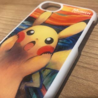 ポケモン - 叫びピカチュウ (ムンク展) iphoneケースの通販 by MOMO's