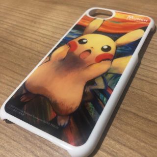 ポケモン - 叫びピカチュウ (ムンク展) iphoneケースの通販 by