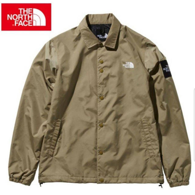 THE NORTH FACE(ザノースフェイス)のノースフェイス コーチジャケット ツイルベージュ Lサイズ レディースのジャケット/アウター(ブルゾン)の商品写真