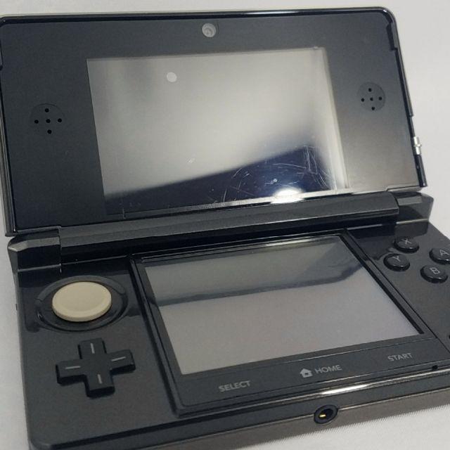 ニンテンドー3DS - ニンテンドー 3DS 本体 コスモブラック 中古 動作 