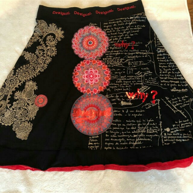 DESIGUAL(デシグアル)のDesigual デシグアル スカート Ｌsize レディースのスカート(ひざ丈スカート)の商品写真