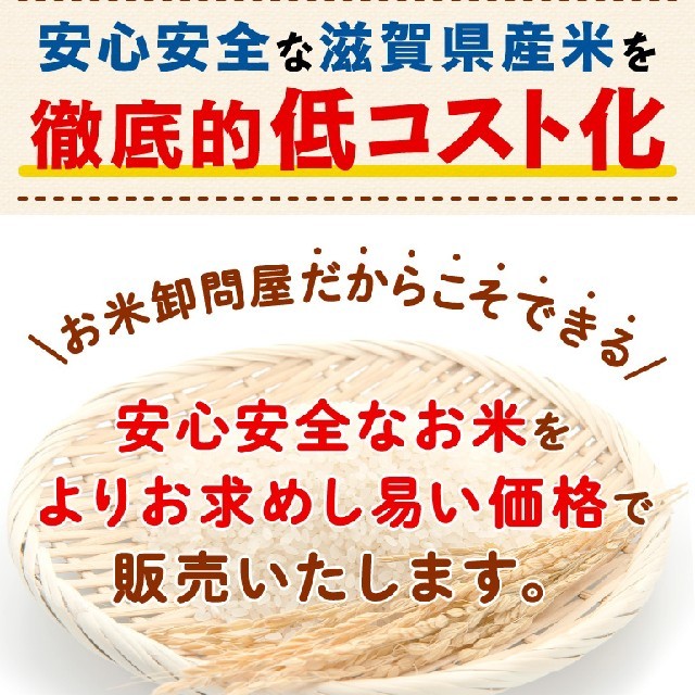 無洗米！送料無料！安心安全滋賀近江米２０ｋｇ！30ブレンド米 バランス重視 
 食品/飲料/酒の食品(米/穀物)の商品写真