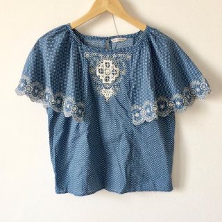 アデュートリステス(ADIEU TRISTESSE)のADIEU TRISTESSE 刺繍ブラウス(シャツ/ブラウス(半袖/袖なし))