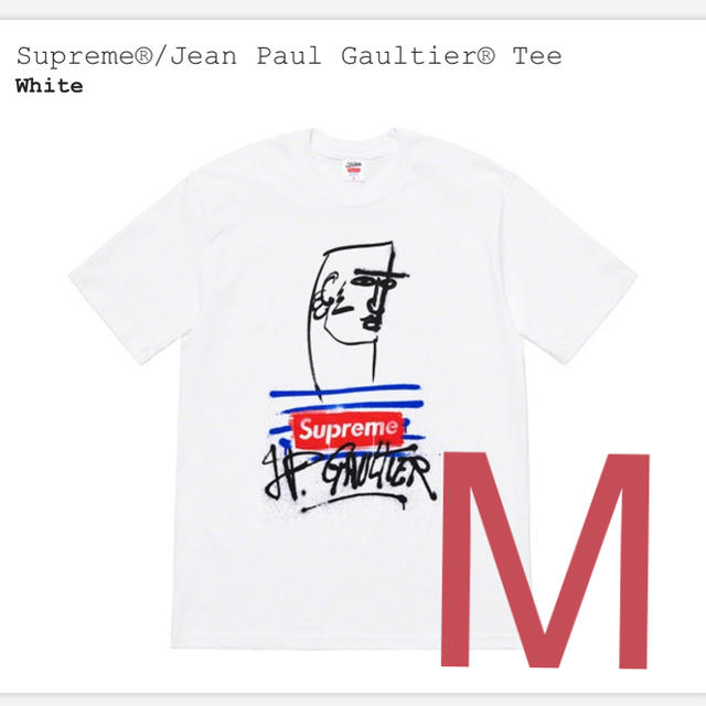 Supreme(シュプリーム)のSupreme Jean Paul Gaultier Tee White M メンズのトップス(Tシャツ/カットソー(半袖/袖なし))の商品写真