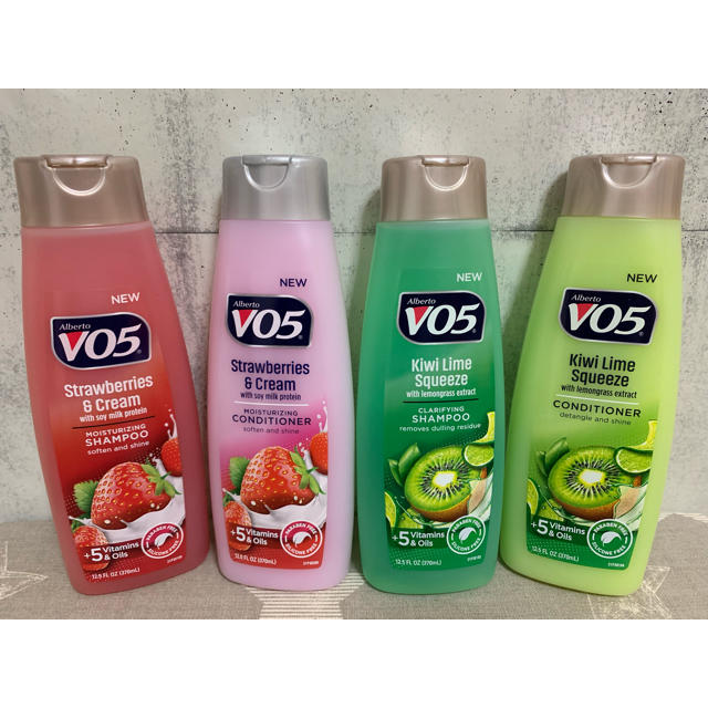 VO5(ヴイオーファイブ)の新品 ★ VO5 シャンプー & コンディショナー 4本セット コスメ/美容のヘアケア/スタイリング(シャンプー)の商品写真