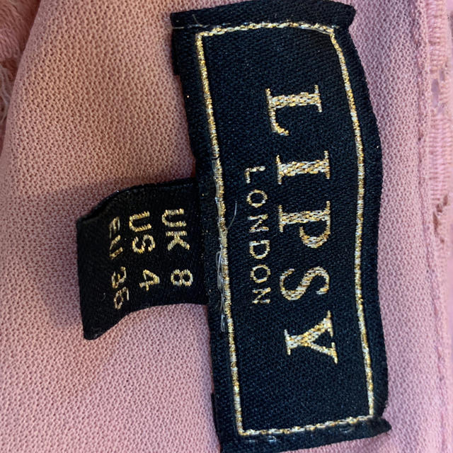 Lipsy(リプシー)の総レースピンクドレス レディースのフォーマル/ドレス(ミニドレス)の商品写真