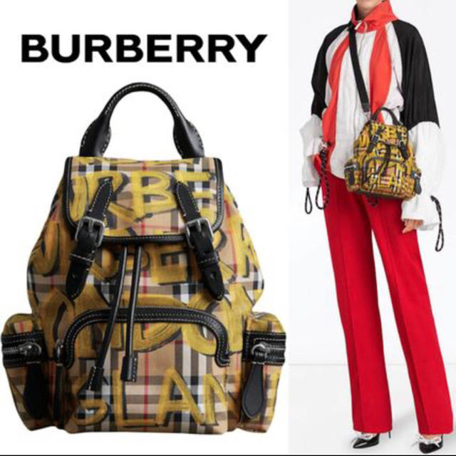 BURBERRY(バーバリー)のBurberry バーバリー グラフィティーリュック スモール レディースのバッグ(リュック/バックパック)の商品写真