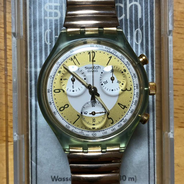 swatch(スウォッチ)のswatch ゴールデン グローブ 1992 クロノ オールド  メンズの時計(腕時計(アナログ))の商品写真
