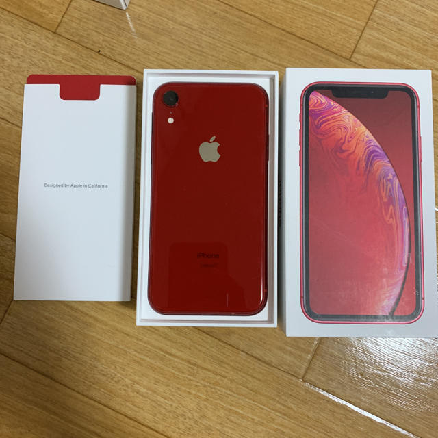 Apple iPhoneXR 64GB PRODUCT RED SIMフリー スマートフォン/携帯電話 スマートフォン本体 geology
