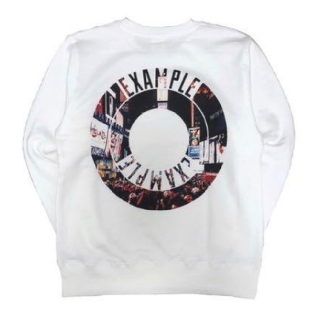 example crewneck Lサイズ ステッカー付き