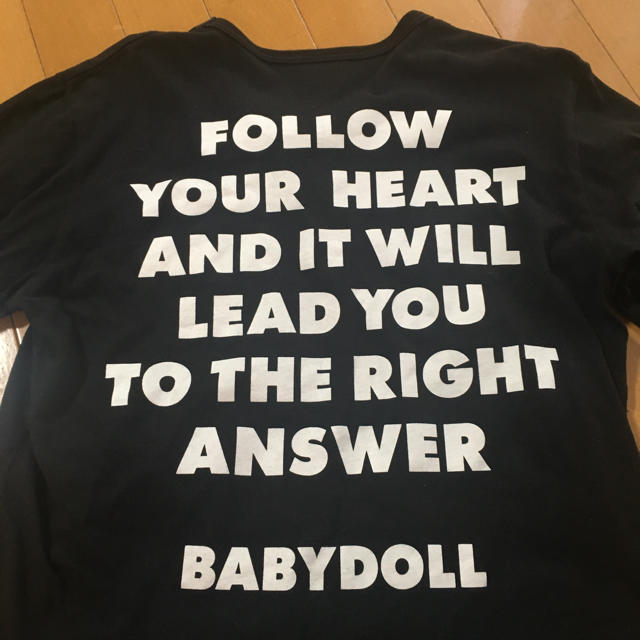 BABYDOLL(ベビードール)のbaby doll  ロンT size L メンズのトップス(Tシャツ/カットソー(七分/長袖))の商品写真