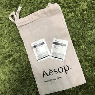 イソップ(Aesop)のAesopショッパー巾着袋+サンプルセット(ショップ袋)