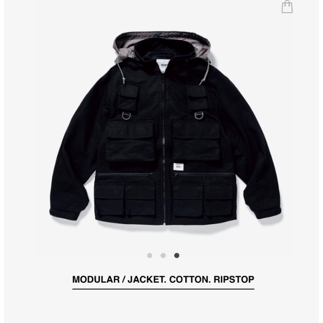 W)taps - 期間限定出品 Wtaps 19ss modular jacket 黒 S
