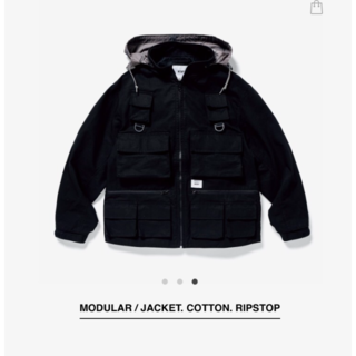 ダブルタップス(W)taps)の期間限定出品 Wtaps 19ss modular jacket 黒 S(ミリタリージャケット)