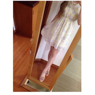 ダブルクローゼット(w closet)のw closet❤️花柄ワンピ(ひざ丈ワンピース)