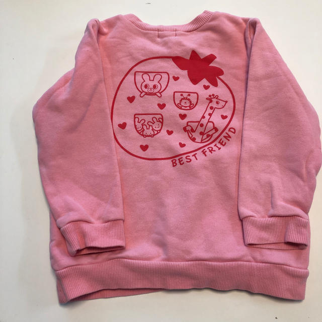 HOT BISCUITS(ホットビスケッツ)のHOT BISCUITS トレーナー 100 キッズ/ベビー/マタニティのキッズ服女の子用(90cm~)(Tシャツ/カットソー)の商品写真