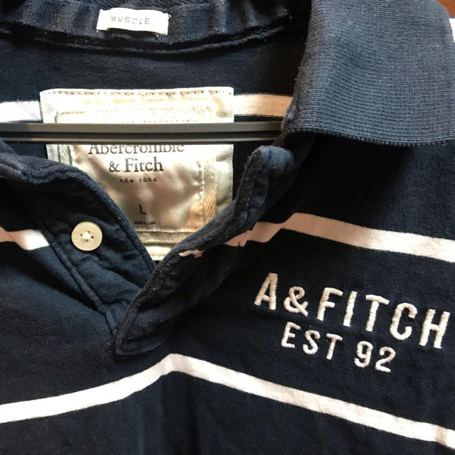 Abercrombie&Fitch(アバクロンビーアンドフィッチ)の【アバクロ 美品】ポロシャツ メンズのトップス(ポロシャツ)の商品写真