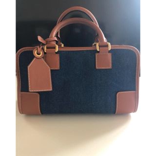 ロエベ(LOEWE)のLOEWE ロエベ アマソナ28 デニムマルチ(ハンドバッグ)