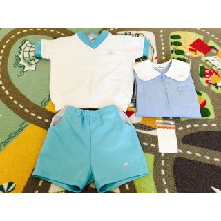 クレージュ(Courreges)の星の光幼稚園 長袖ブラウス 半袖体操服 上下 110 （ネームシール付き）(その他)