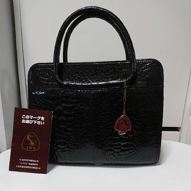 【れれ様専用】 最高級 日本製 本革 ハンドバッグ クロコダイル JRAの通販 by ふみちゅ☺️｜ラクマ